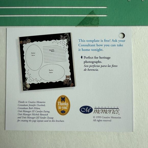 Set of 2 Creative Memories Templates Lines N Designs & Corners N Borders NEW - Picture 7 of 8